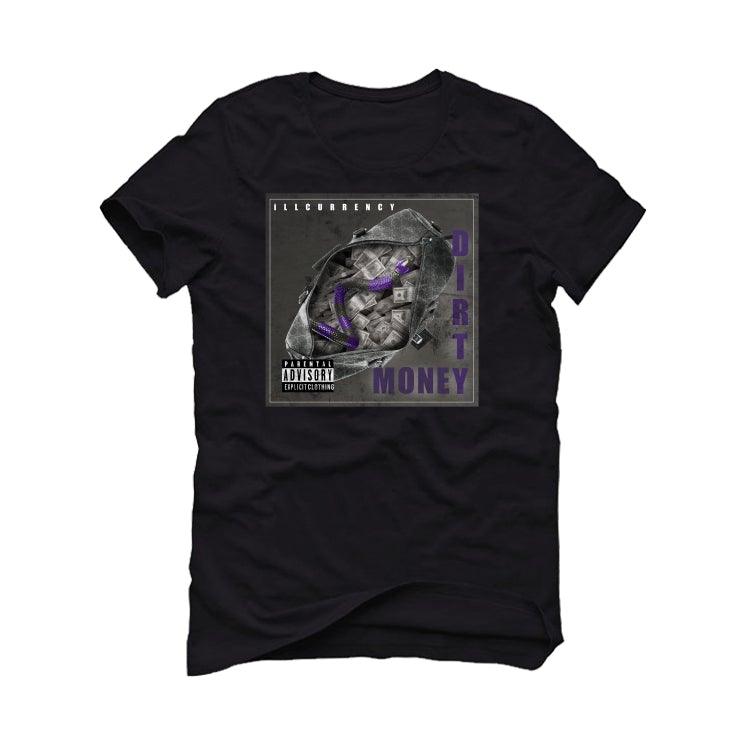 Air Jordan 13 “Court Purple” Black T-Shirt (DIRTY MO) - illCurrency Sneaker Matching Apparel