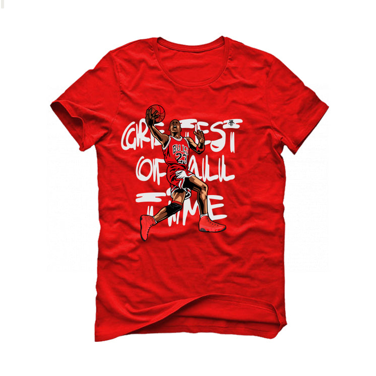Air Jordan 9 “Chile Red” Red T-Shirt (greatest of all time)