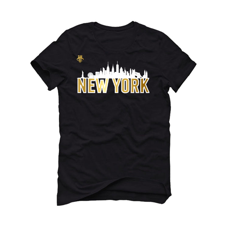 Air Jordan 12 “Black Taxi” Black T-Shirt (New York)