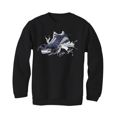 Air Jordan 3 “Midnight Navy/Cement Grey” 2021 Black T-Shirt (Retro Splash) - illCurrency Sneaker Matching Apparel
