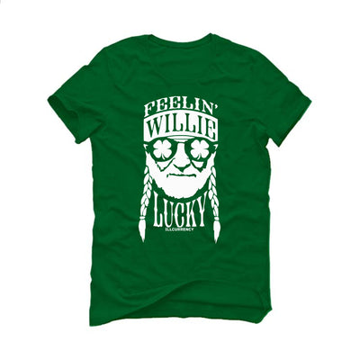 St. Pattys Collection Pine Green T-Shirt (Willie Lucky St pattys)