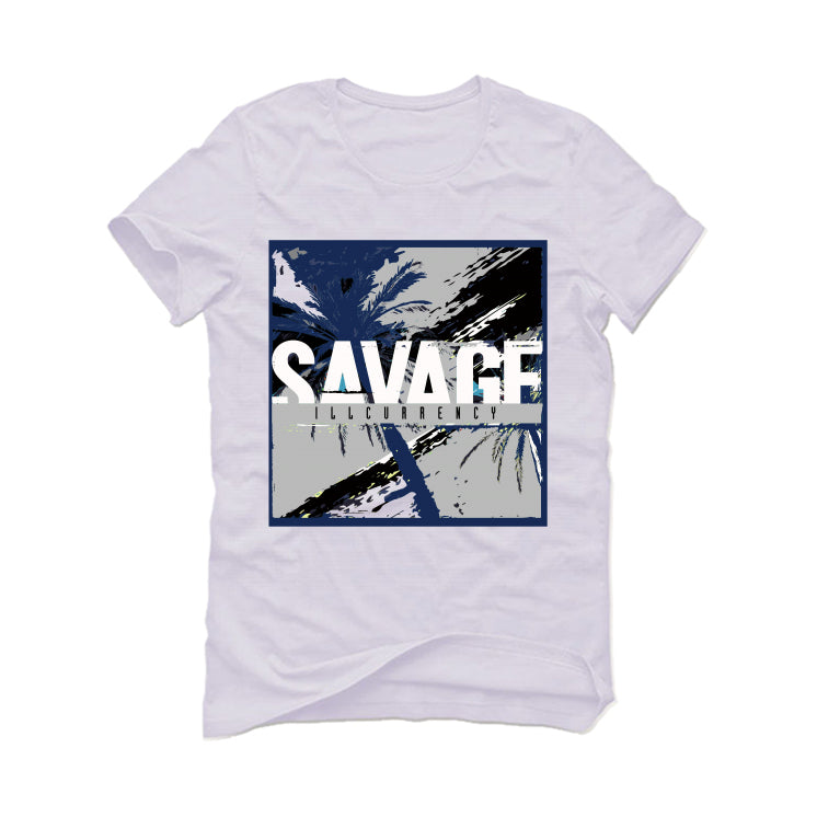 Air Jordan 6 “Midnight Navy” | illCurrency White T-Shirt (SAVAGE)