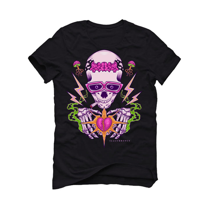 Air Jordan 7 GS “Barely Grape” Black T-Shirt (HEART AND BONES)