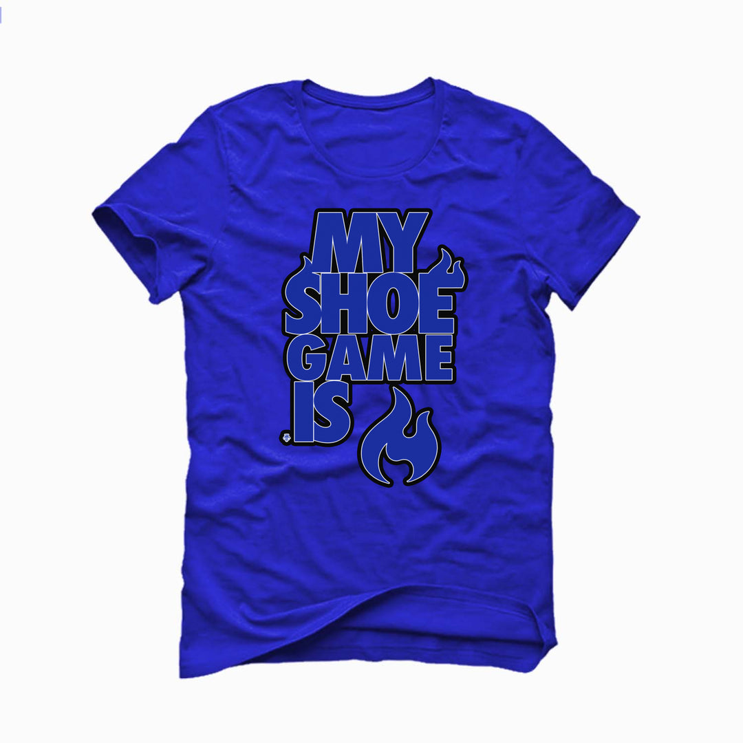 Air Jordan 12 WMNS “Hyper Royal” Royal Blue T-Shirt (MY SHOE)