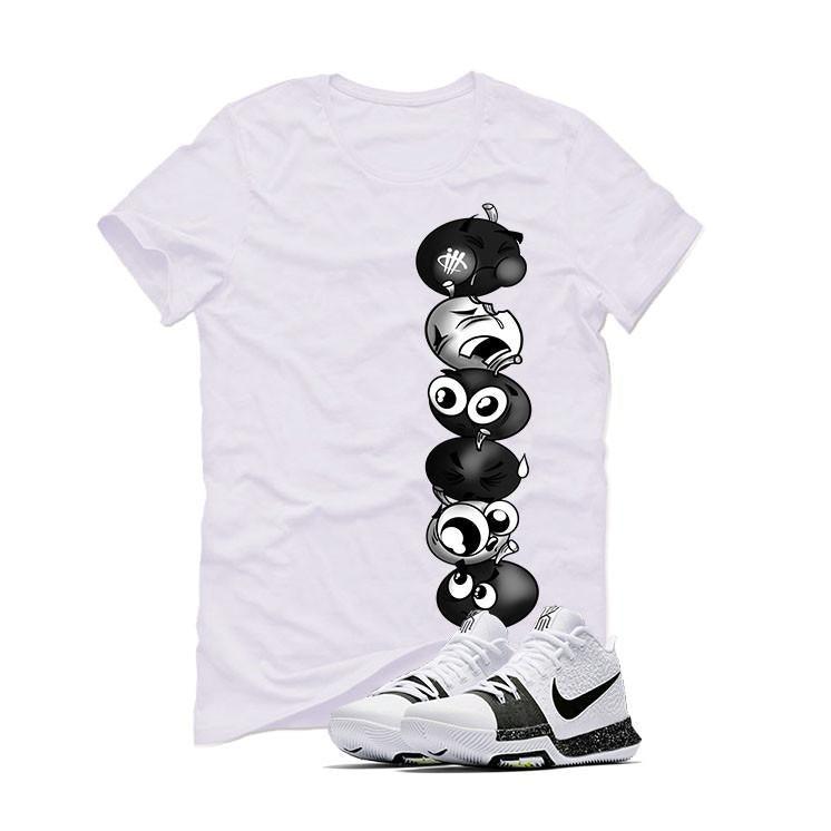 Nike Kyrie 3 White Black White T (CHERRY STACK)