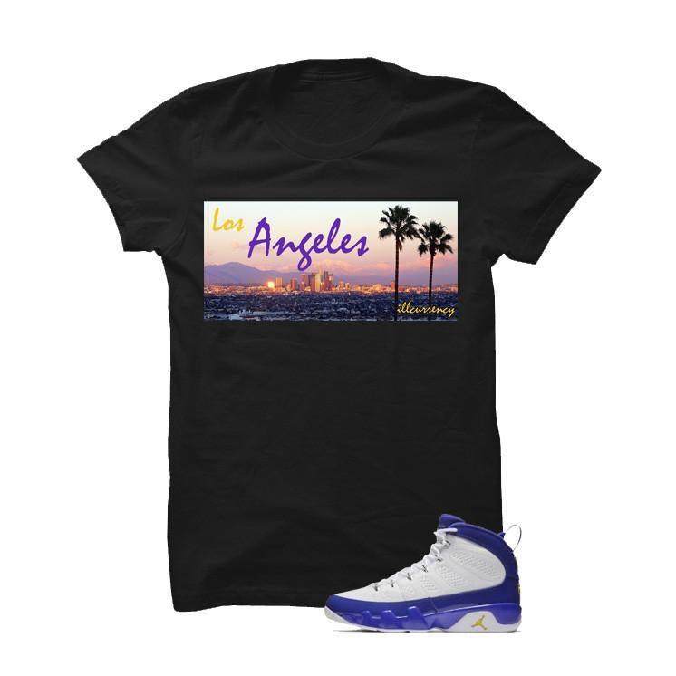 Jordan 9 Lakers Black T Shirt (Los Angeles)