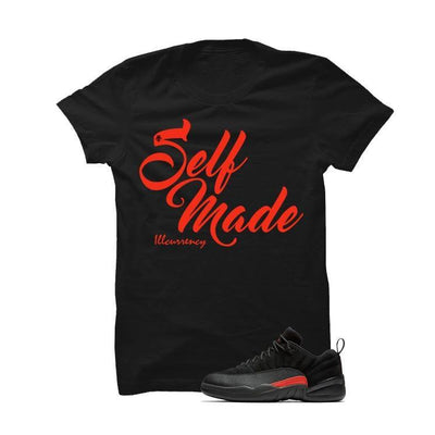 Jordan 12 Low Max Orange Black T Shirt (Self Made)