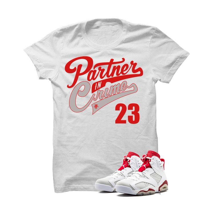 Jordan 6 Alternate White T Shirt (Partner In Crime)
