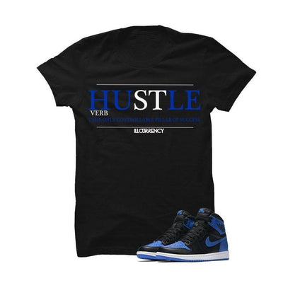 Jordan 1 Og Royal Black T Shirt (Hustle)