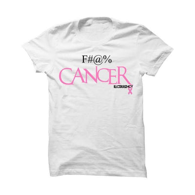 Fck Cancer White T Shirt