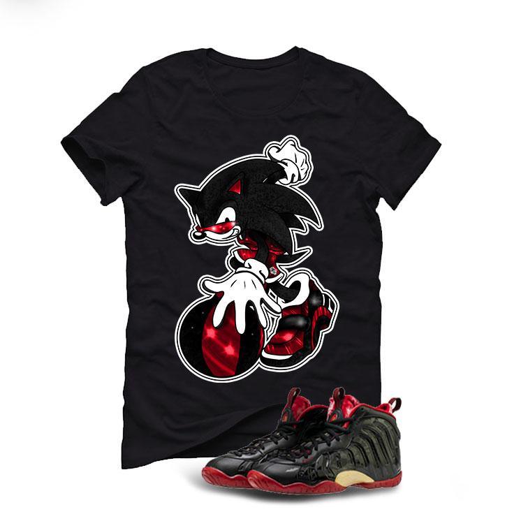 Nike Little Posite One "Dracula" black T (SONIC)