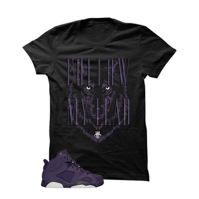 Jordan 6 Gs Dark Purple Black T Shirt (Follow My Lead)