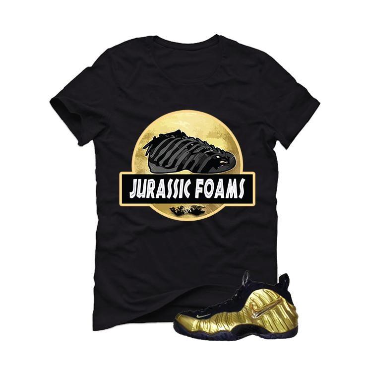 Nike Air Foamposite Pro Metallic Gold Black T (Jurassic)