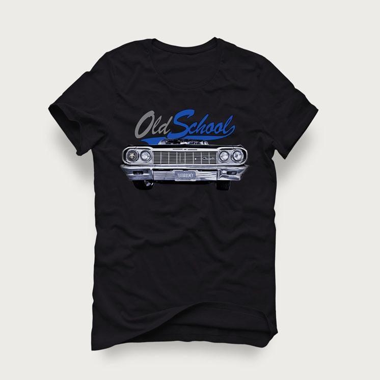 Jordan 4 Game Royal Black T Shirt (Old School)