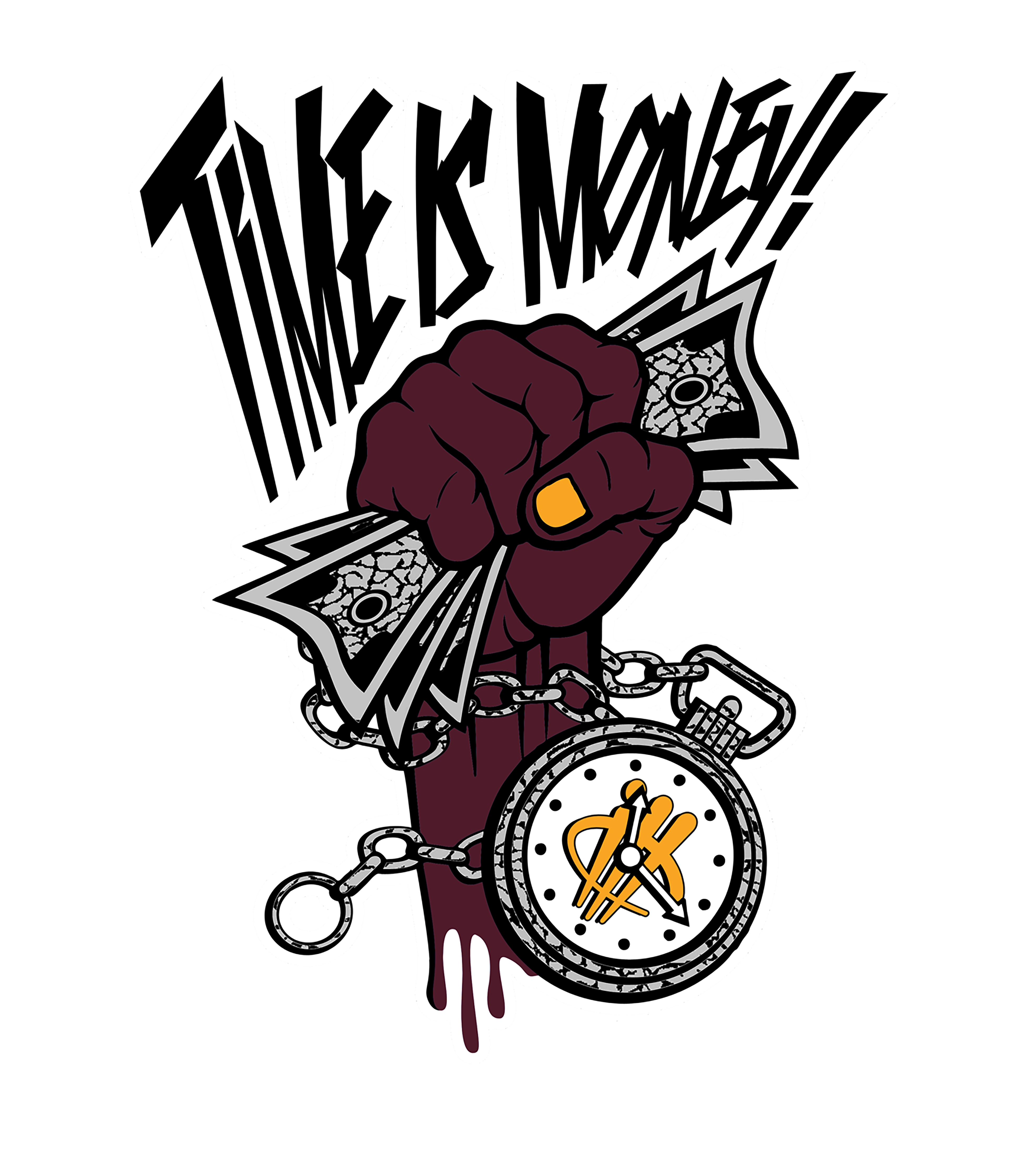 Nike Dunk Low "Arizona State" Maroon T-Shirt (Time Is Money)