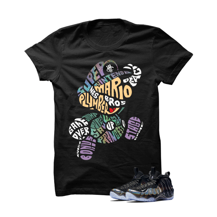 Game Over Hologram Foams Black T Shirt