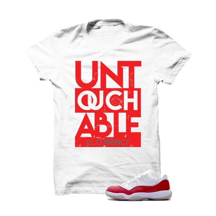 Jordan 11 Low Varsity Red White T Shirt (Untouchable)