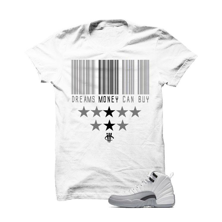 Jordan 12 Gs Barons White T Shirt (Dreams Money Can Buy)