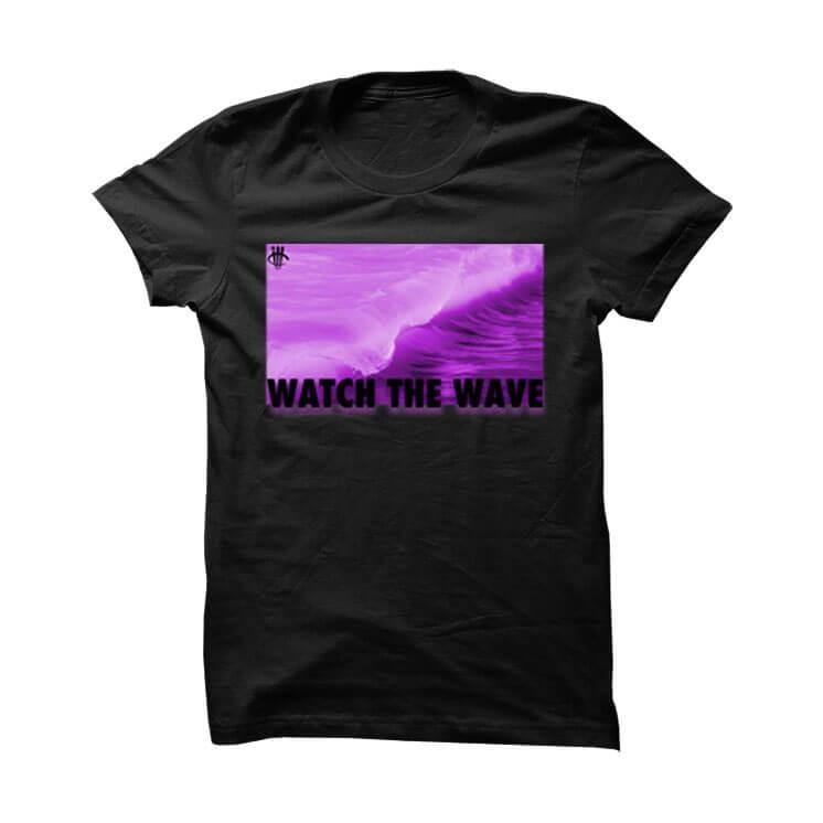 Jordan 12 Gs Hyper Violet Black T Shirt (Catch The Wave)
