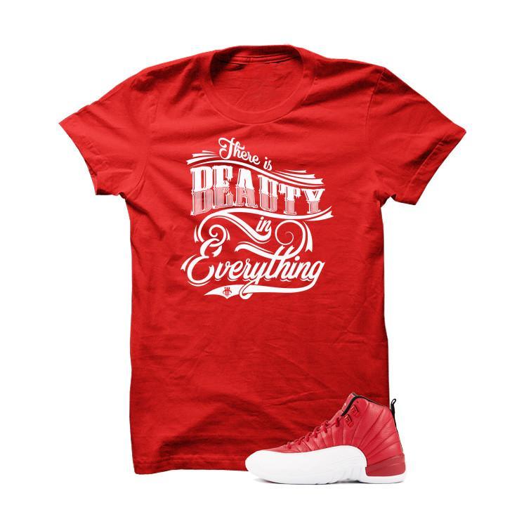 Jordan 12 Gym Red T Shirt (Beauty)