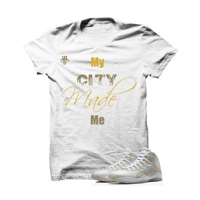 My City Jordan 10s White T Shirt