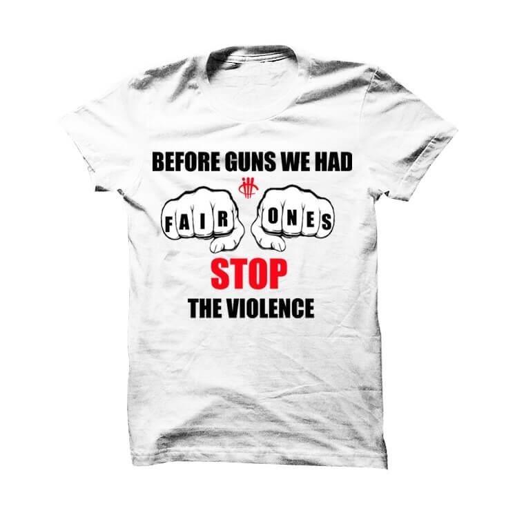 Stop The Violence White T Shirt