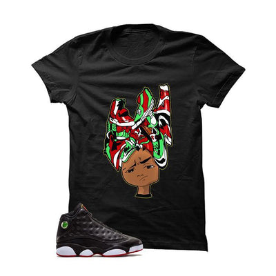Jordan 13 Playoffs Black T Shirt (Sneakerhead)